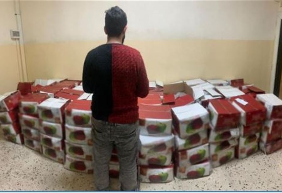 "بطريقة محترفة"... توقيف  مهرب كمية من المعسل في بلدة العبدة