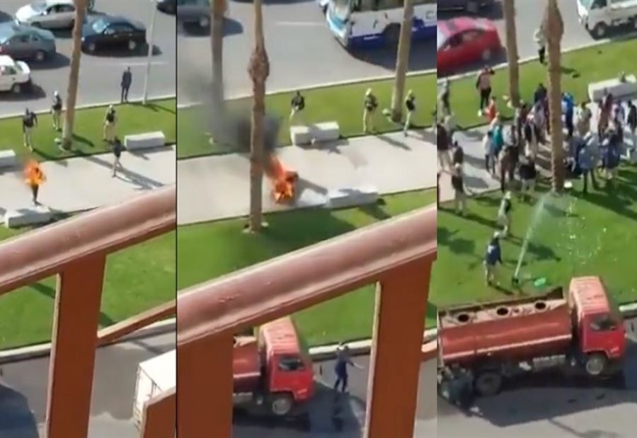 مصريّ يحاولُ إضرام النار بنفسِهِ و"الأمن" يتدخّل! مصريّ يحاولُ إضرام النار بنفسِهِ و"الأمن" يتدخّل!