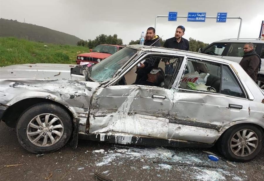 جريحان في حادث سير في القليعة