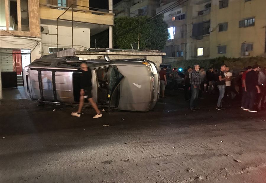 بالصورة: اصابة سيدة وابنتها بحادث سير في صيدا