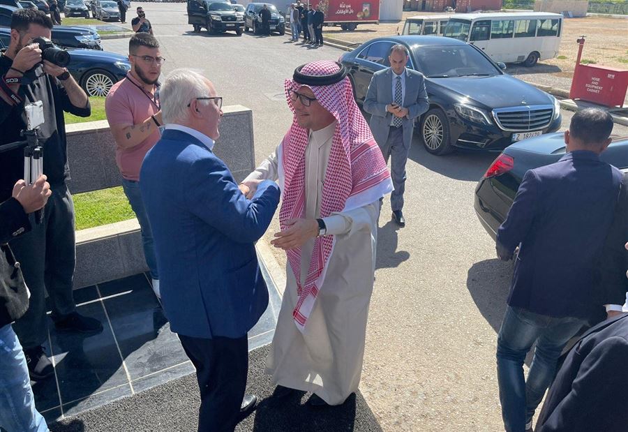 بخاري في دارة ميشال ضاهر