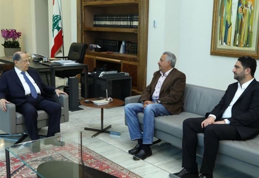 ارسلان والغريب في بعبدا اليوم
