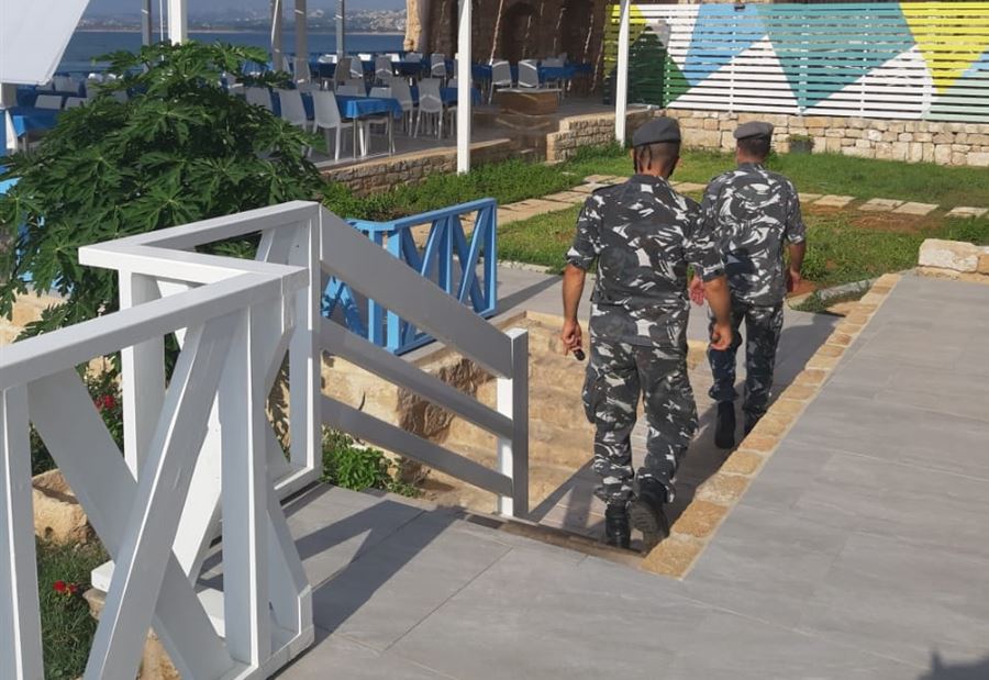 بالفيديو: قوى الأمن تجول على المسابح في جبل لبنان 