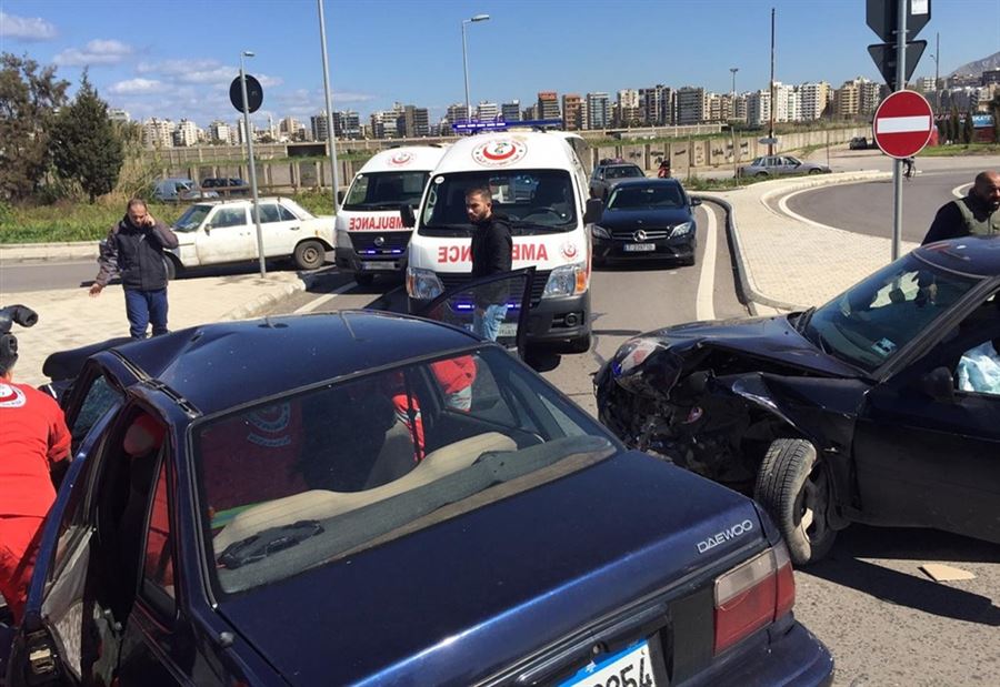 بالصورة: جريحان جراء حادث سير في طرابلس بالصورة: جريحان جراء حادث سير في طرابلس