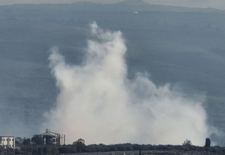 قصفٌ فوسفوري "يستهدف" أطراف الخيام! (صورة)