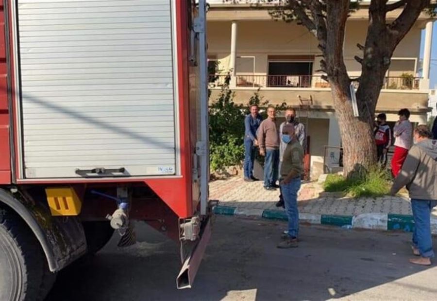  في شكا... إنقاذ مواطنة حاصرتها النيران داخل منزلها!