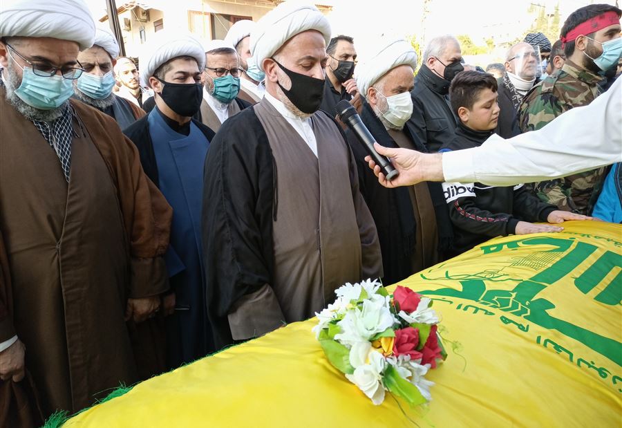  في حومين التحتا... "حزب الله" يشيع أحد شهدائه