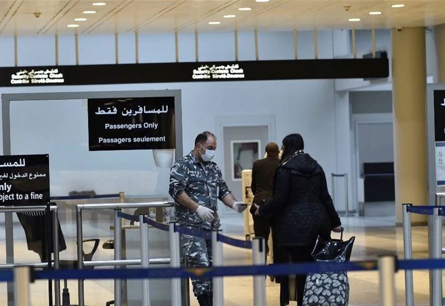 52 حالة ايجابية بكورونا على متن رحلات وصلت الى بيروت 