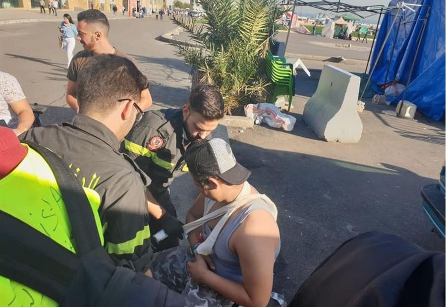 بالصور: 6 إصابات ما بين ساحة النجمة وباب إدريس