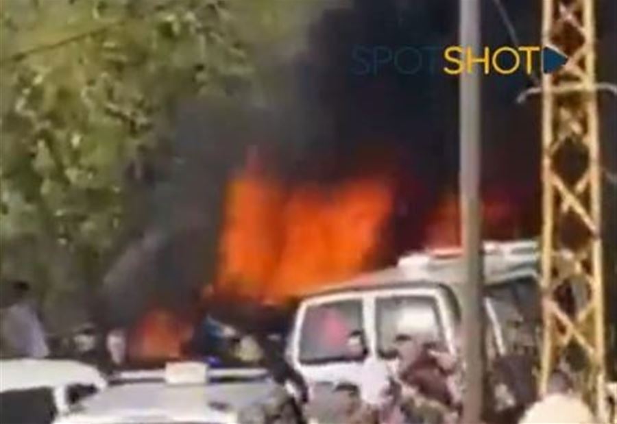 شهداء وجرحى في الغارة الإسرائيلية على الشهابية (فيديو)