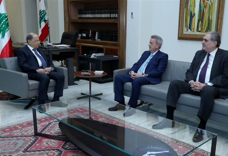 سلامة في بعبدا