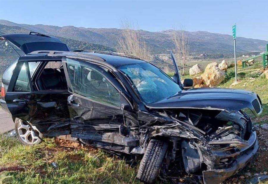 ستة جرحى في حادث سير "مروّع" بِالبقاع الغربي