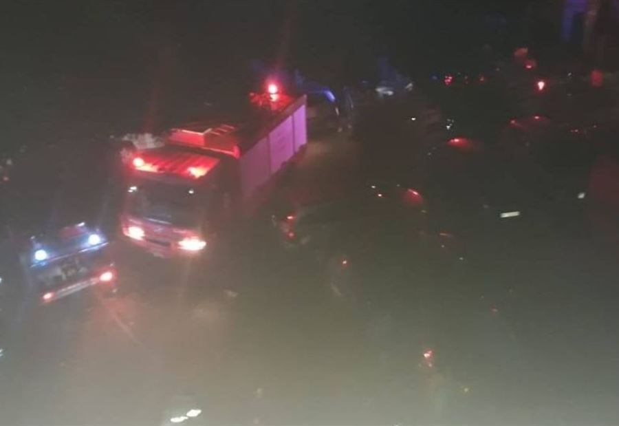 بالصور: أُصيبت بحريق داخل شقتها في صور 