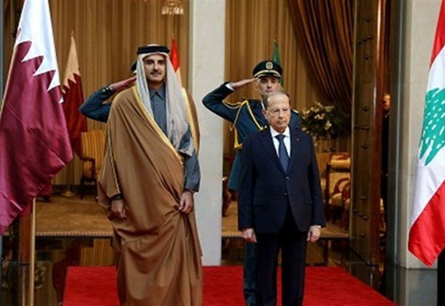 أمير قطر تلقى اتصالا من الرئيس عون... وهذا ما أكده له