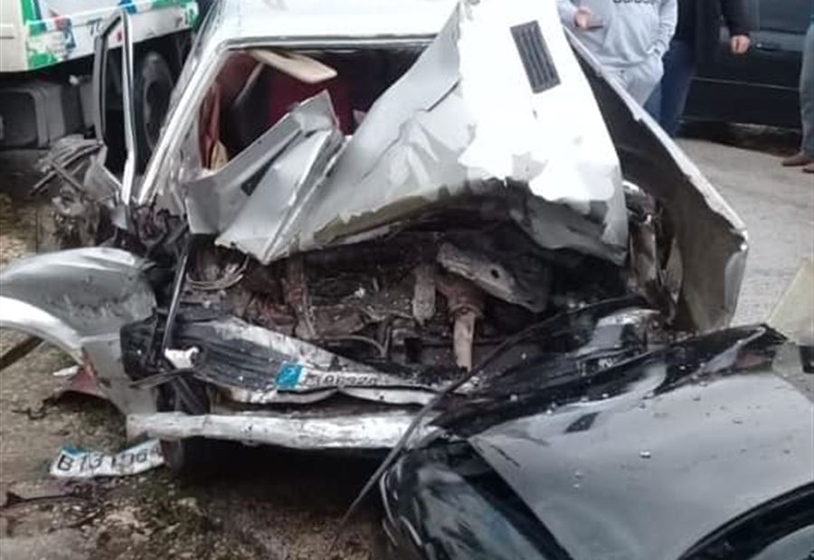 بالصورة: جريحان اثر حادث سير في كلباتا - الكورة بالصورة: جريحان اثر حادث سير في كلباتا - الكورة