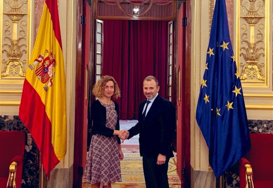 باسيل لرئيسة مجلس نواب اسبانيا: عليكم مساعدتنا لاعادة النازحين  باسيل لرئيسة مجلس نواب اسبانيا: عليكم مساعدتنا لاعادة النازحين