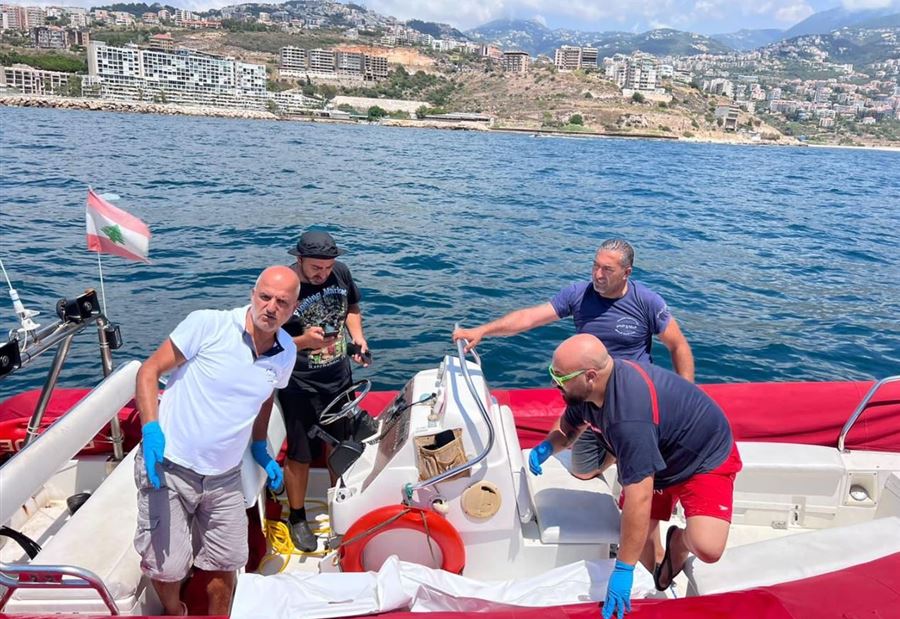 إنتشال جثّة مقابل شاطئ طبرجا (صور)