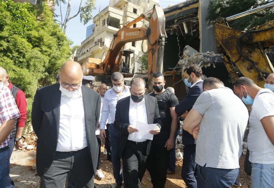 مرتضى يتفقد مبنى "مندلون -البرجاوي" الأشرفية 