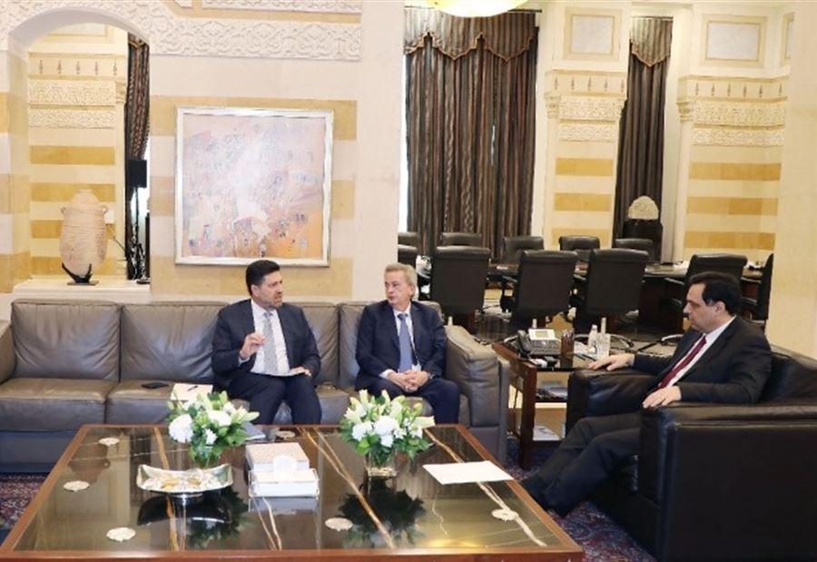 دياب عرض مع غجر وسلامة فتح الاعتمادات لاستيراد النفط