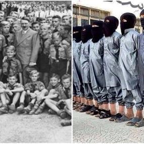 داعش يقلّد تكتيك النازيين لغسل أدمغة الأطفال