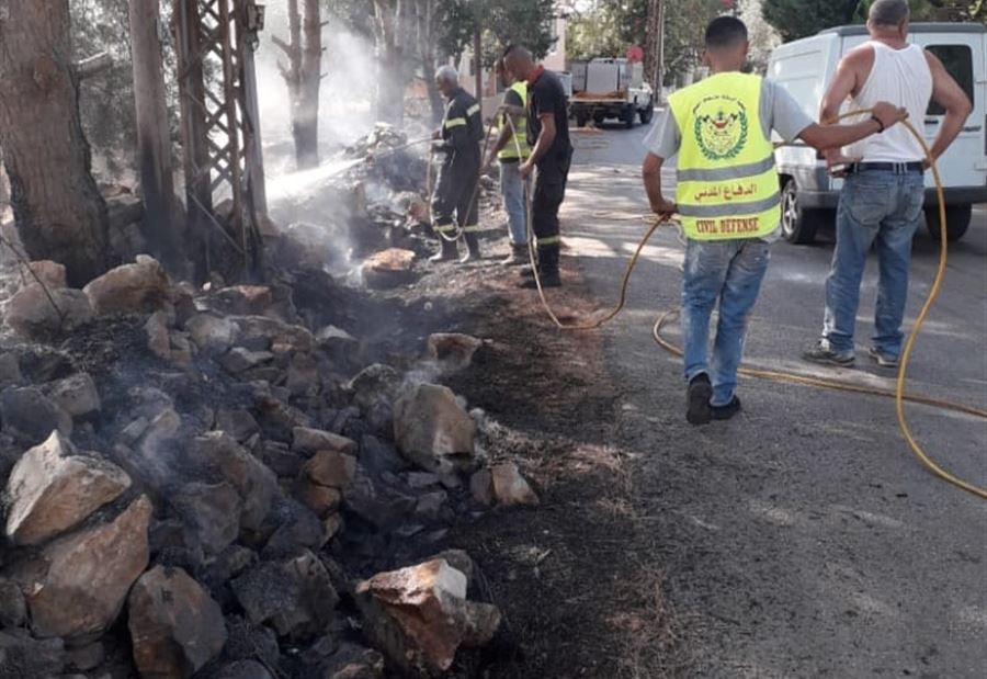 حريقان في تولين ومركبا 