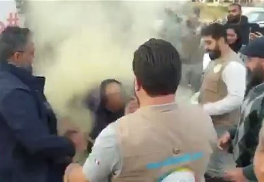 بالصور: حاول حرق نفسه في صيدا 