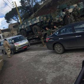 انزلاق عربة لفوج المغاوير في القبيات 