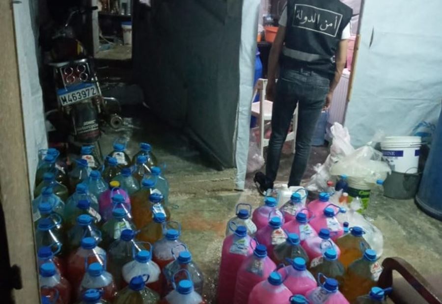 في زحلة... مواد تنظيف غير مستوفية للشروط!
