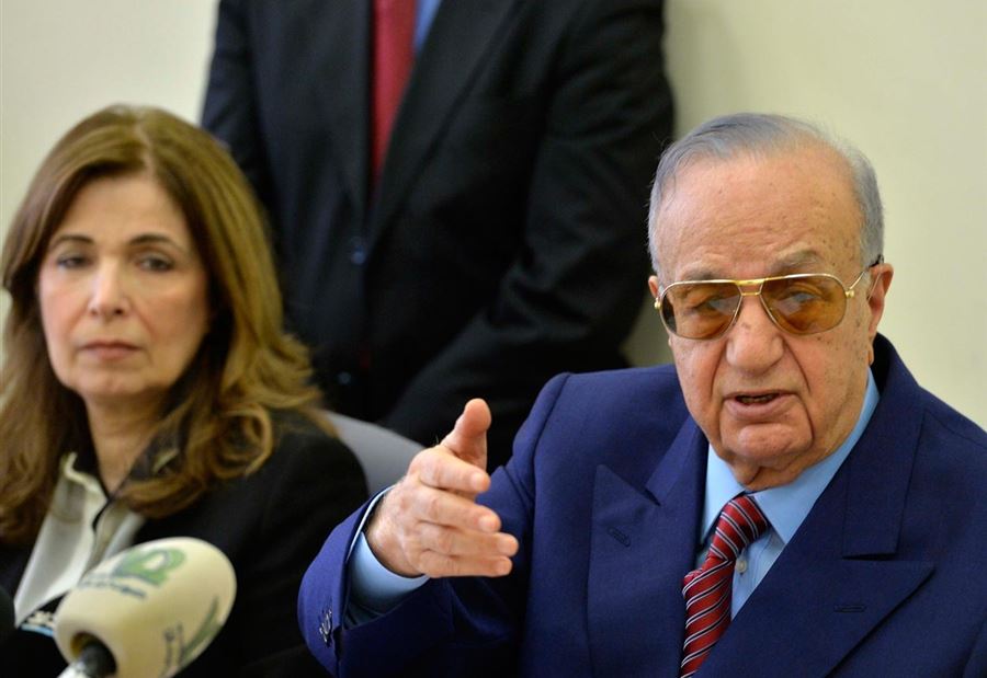 ميشال المر وكريمته في استقبال باسيل!