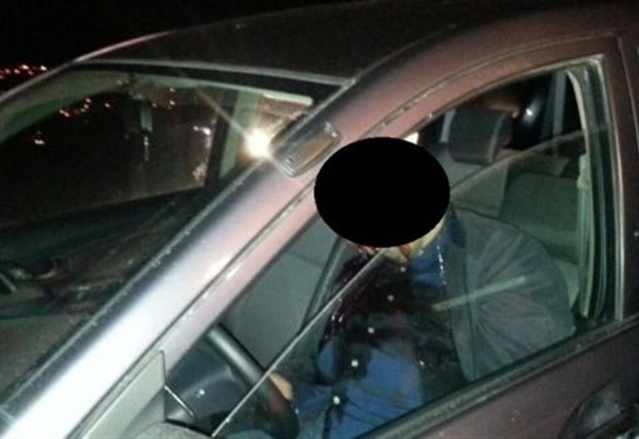 جثة داخل سيارة على طريق بلدة مجدلون بعلبك