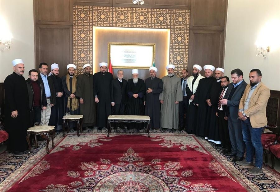 الشيخ نعيم حسن عرض الأوضاع مع نواب ووفود وشخصيات