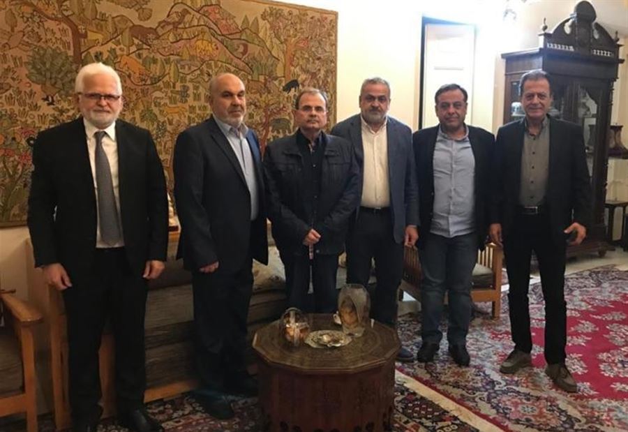 البزري يلتقي وفد من الحزب السوري القومي