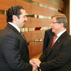 الحريري لأوغلو: الأسد يقوم بجرائم إرهابية  