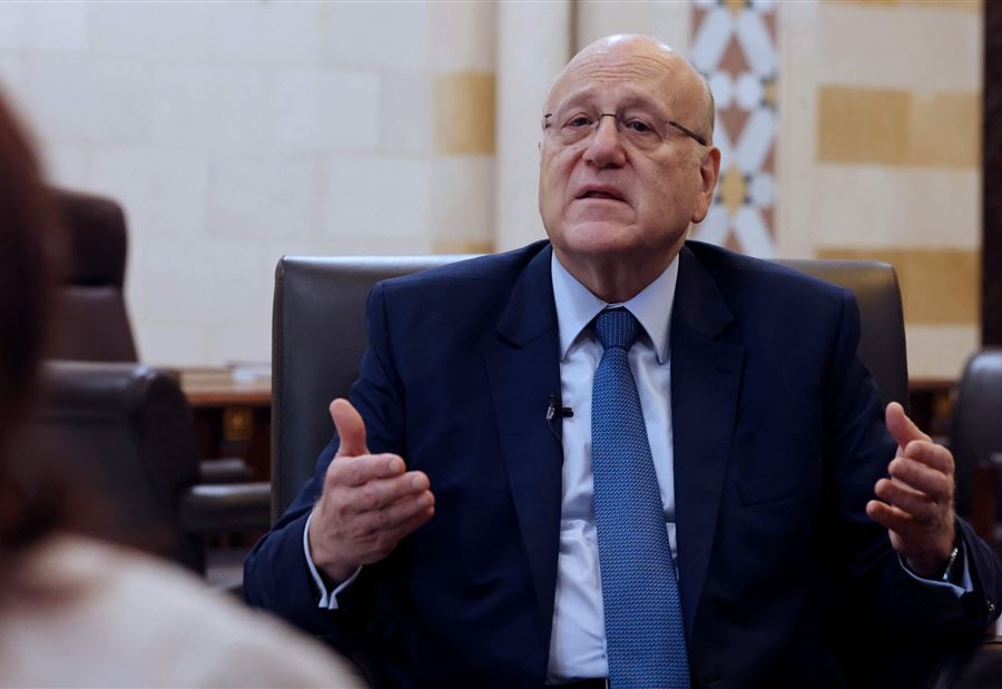 تصريحٌ "لافت" من ميقاتي عن تحرّكات حزب الله في الجنوب تصريحٌ "لافت" من ميقاتي عن تحرّكات حزب الله في الجنوب