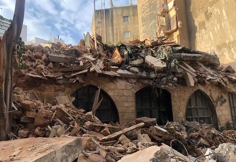 مسح لـ"الأبنية القديمة".. عقب انهيار "مبنى الأشرفية"