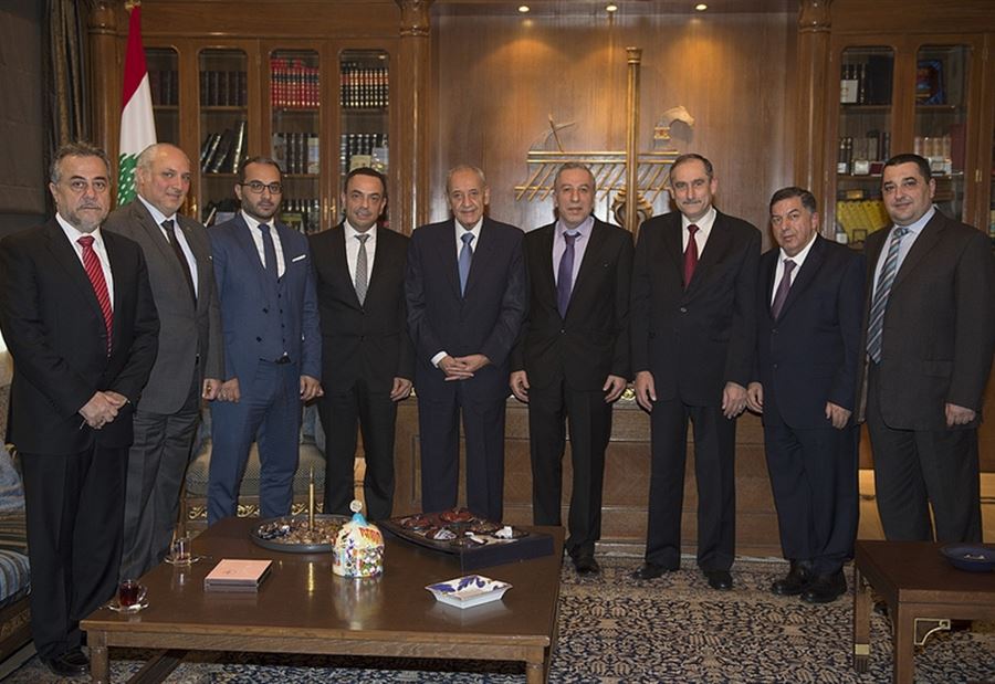 بري استقبل الصندوق التعاوني للمختارين ورئيسة مجلس الخدمة 