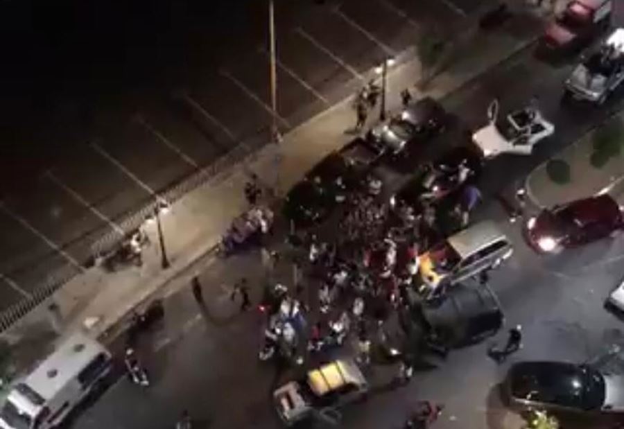 مظاهرات فلسطينية ليلية في صيدا احتجاجاً 