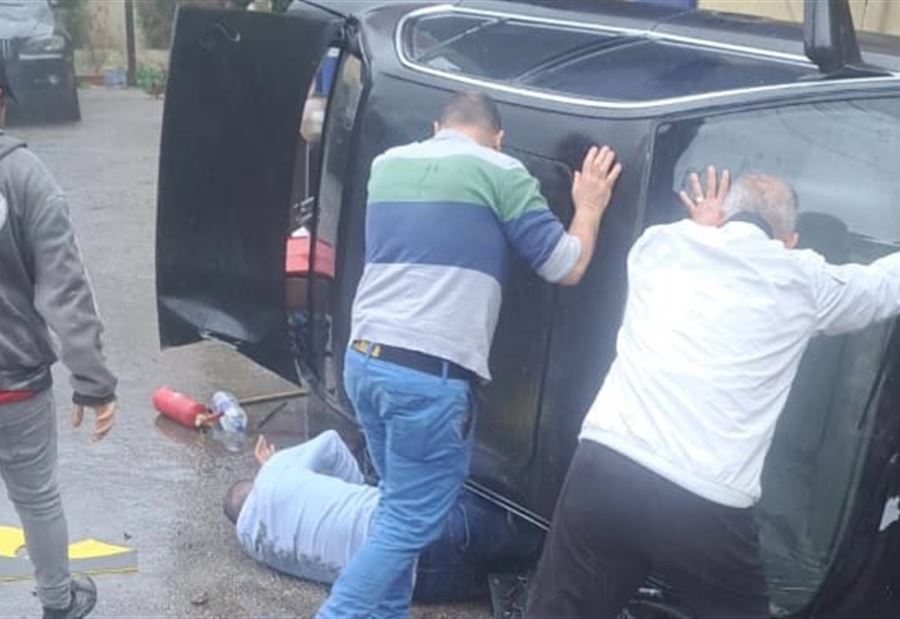 4 جرحى في حادث سير "مروع" في الدوير (صورة)
