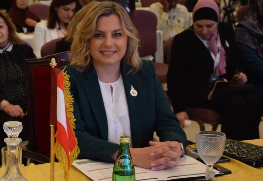  عون روكز تسلمت رئاسة المجلس الاعلى لمنظمة المرأة العربية