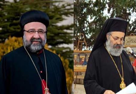  مهرجان تضامني مع المطرانين اليازجي وابراهيم في سن الفيل