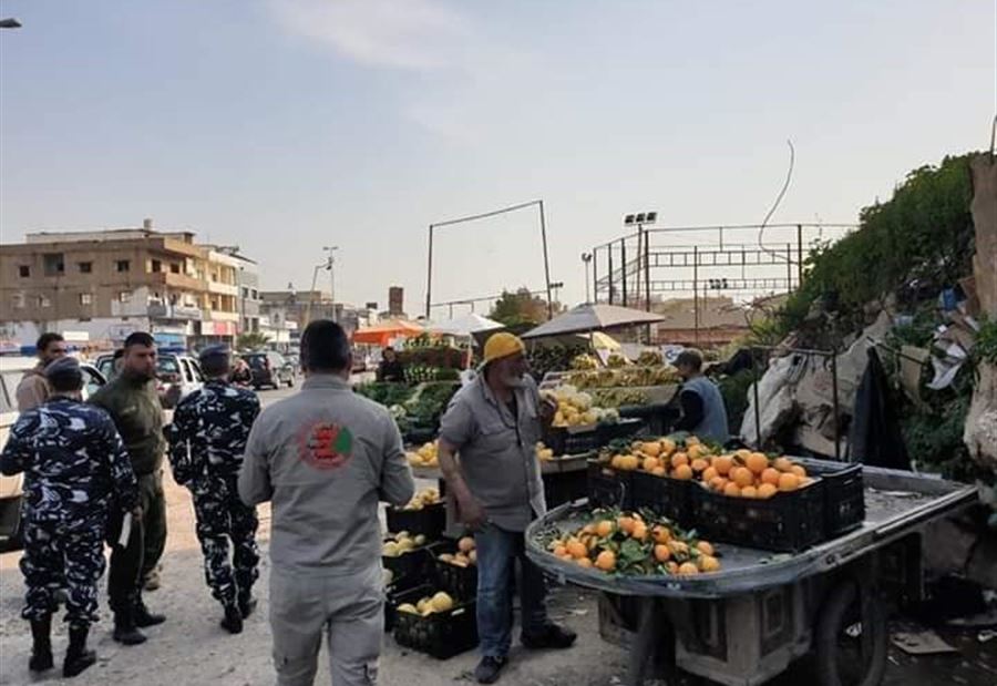 بالصور: إزالة المخالفات في الأوزاعي