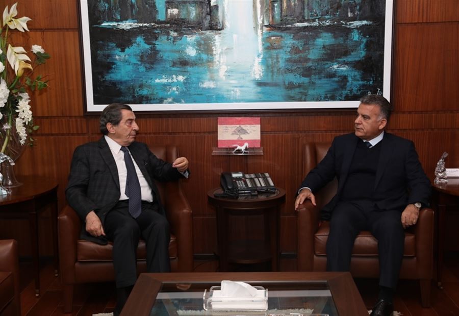 إبراهيم يبحث مع فرزلي التطورات المحلية 