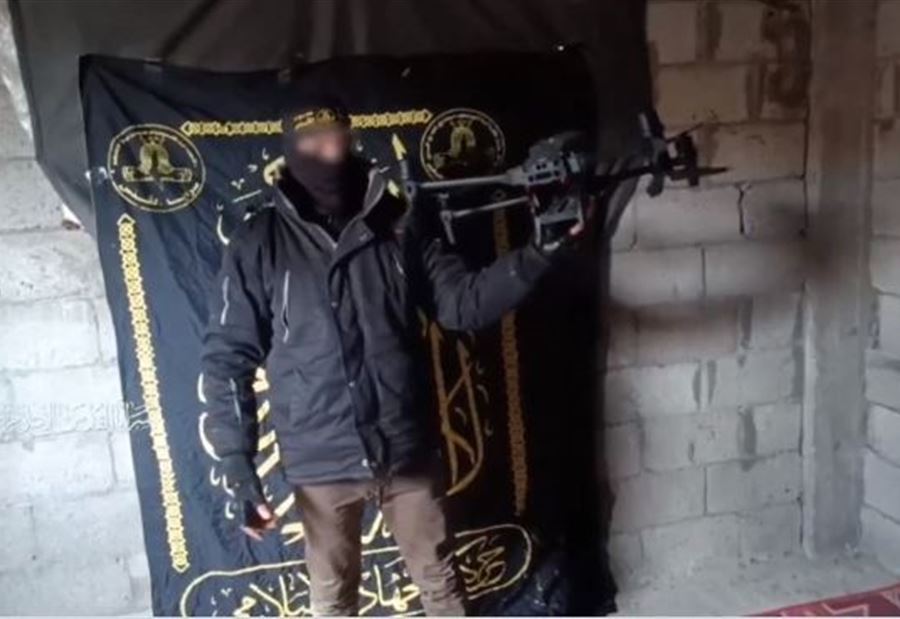 سرايا القدس تنشر فيديو لطائرة "كواد كابتر" التي أسقطتها في خان يونس