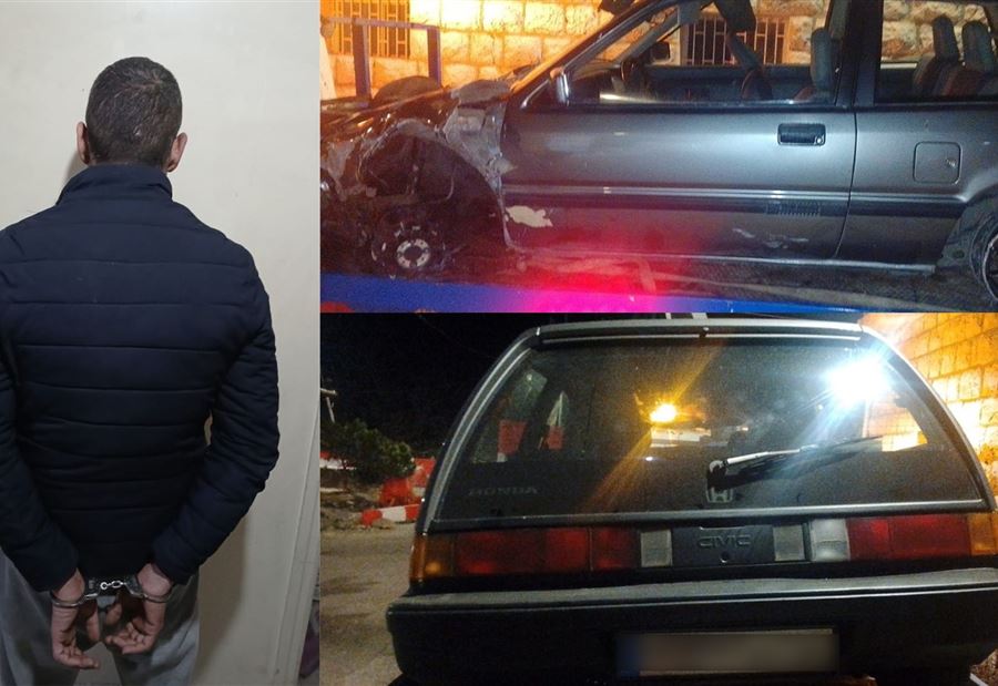 بسيارة مسروقة... "مطلوبٌ" حاول اجتياز حاجز ضهر البيدر!