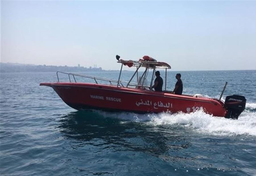 إنتشالُ جثة مقابل شاطىء البوار