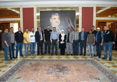 بهية الحريري هنأت نادي الحرية ببطولة الصالات