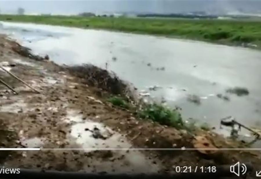 بالفيديو: جريمة بشعة بحق نهر الليطاني في جب جنين