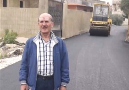 الهيئة العليا للاغاثة تبدء أعمال تزفيت طريق مجدلا