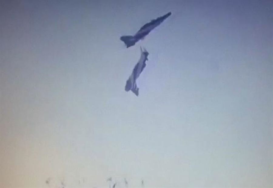 بالفيديو: تحطم طائرتين عسكريتين خلال استعراض جوي في الهند