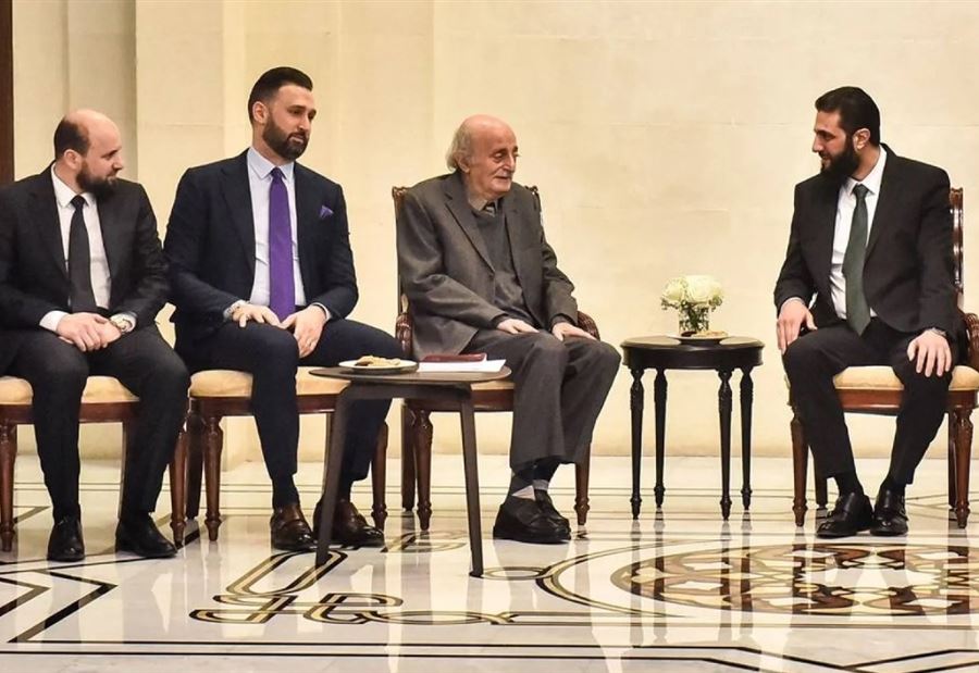 مذكّرة من 13 بندًا من جنبلاط للشرع